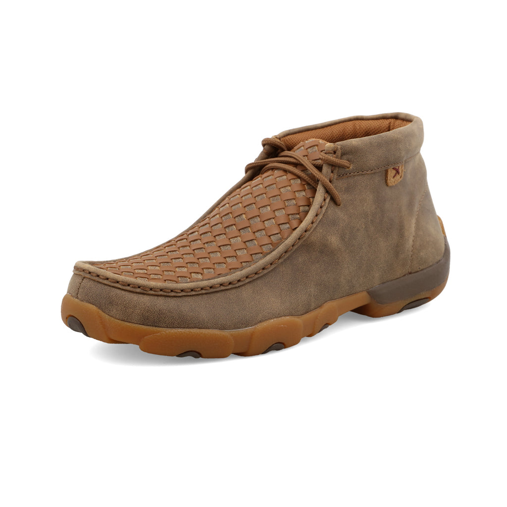 Men's Chukka Driving Moc ~ Bomber & Tan