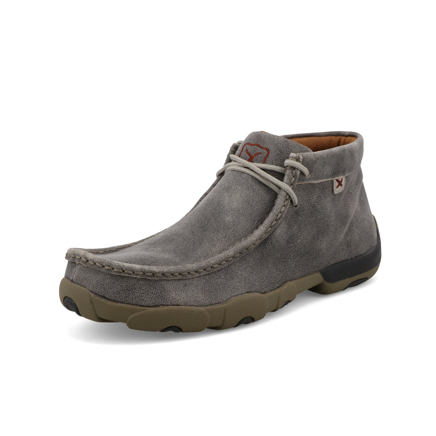 Men's Chukka Driving Moc ~ Grey - Henderson's Western Store