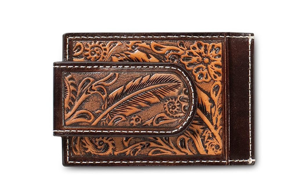 Feather Embossed Money Clip - Henderson's Western Store