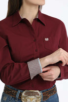 Ladies Cinch ~ Burgundy - Henderson's Western Store