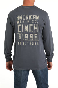 Load image into Gallery viewer, Authentic Cinch Long Sleeve Tee ~ Navy