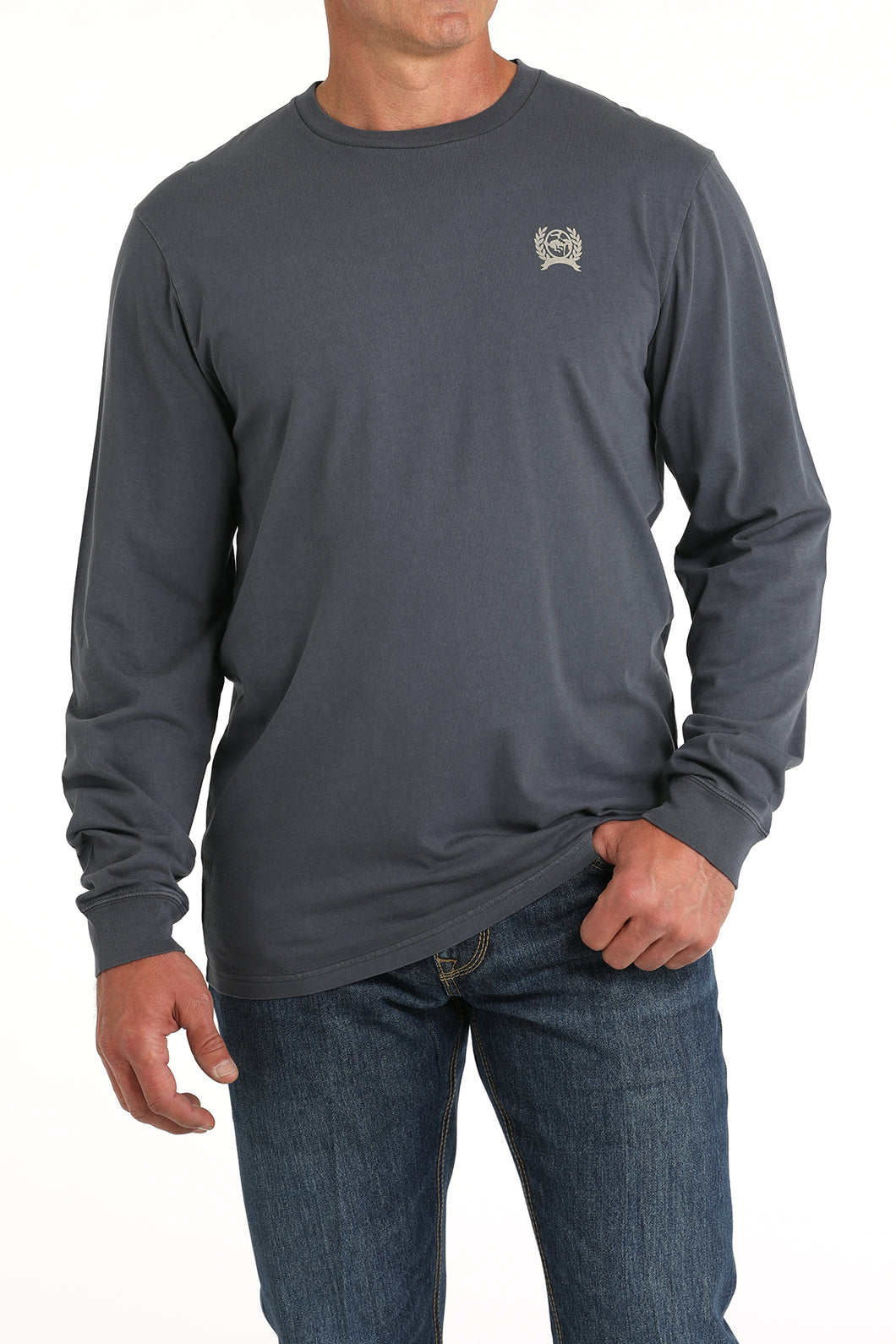 Authentic Cinch Long Sleeve Tee ~ Navy