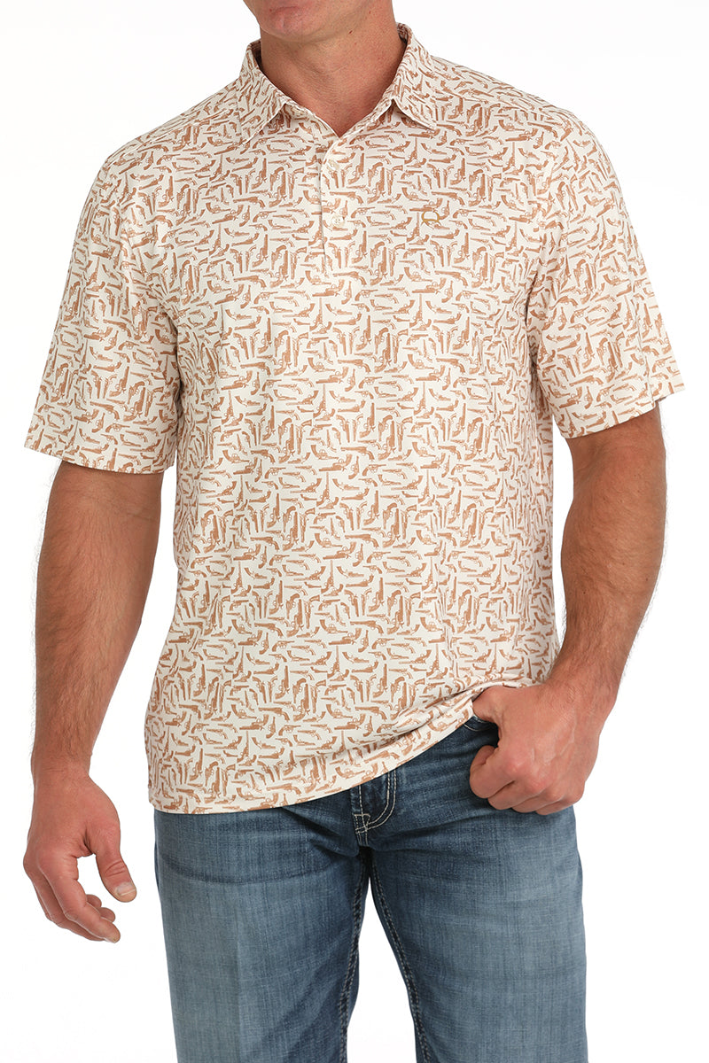 Arenaflex Polo by Cinch ~ Tan Pistol - Henderson's Western Store
