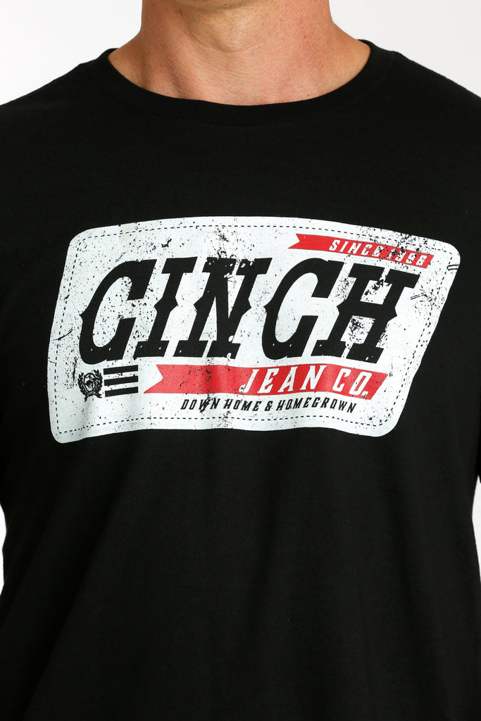 Cinch American Brand Tee ~ Black