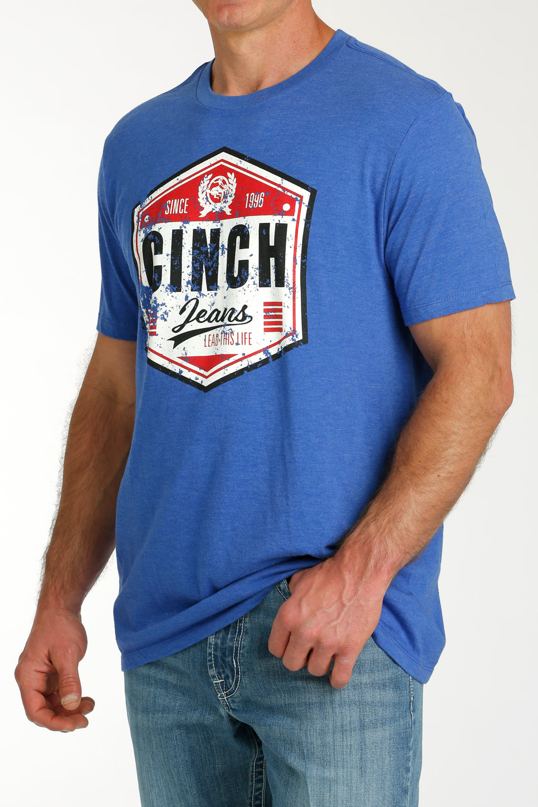 Cinch American Brand Tee ~ Royal