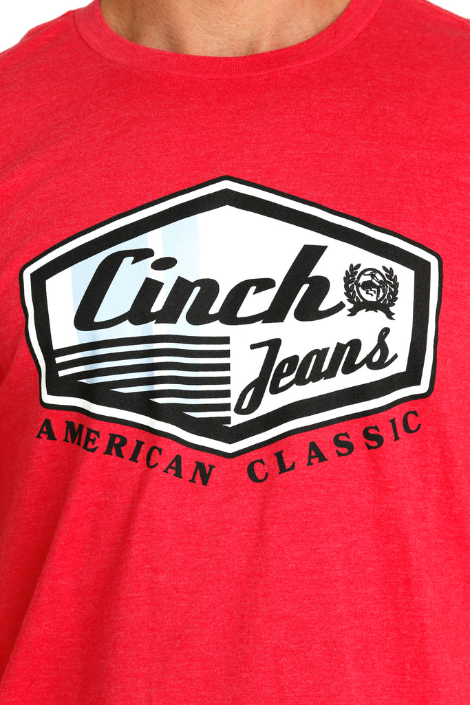 Cinch American Brand Tee ~ Red