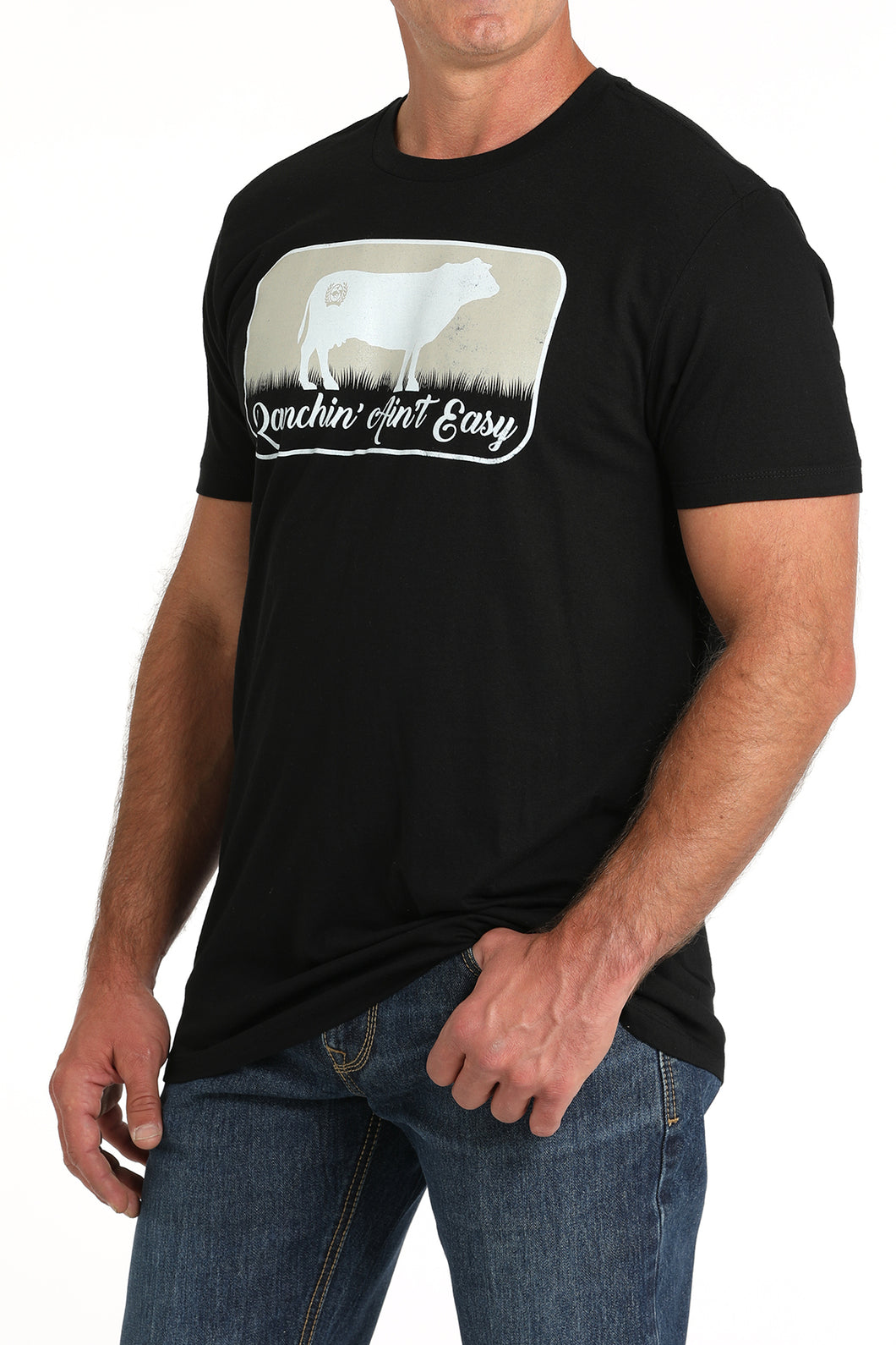 Cinch Ranchin' Ain't Easy Tee