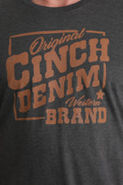 Men's Cinch Classic Tee ~ Charcoal - Henderson's Western Store