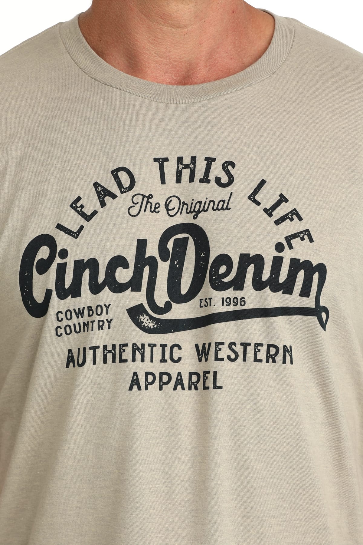 Men's Cinch Tee ~ Khaki - Henderson's Western Store
