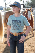 Boy's Cinch Tee ~ Green - Henderson's Western Store