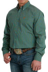 Load image into Gallery viewer, Cinch Plain Weave  ~ Emerald/Gold - Henderson&#39;s Western Store