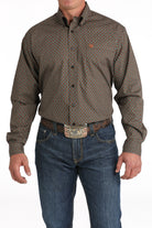 Cinch Plain Weave  ~ Brown Geo - Henderson's Western Store
