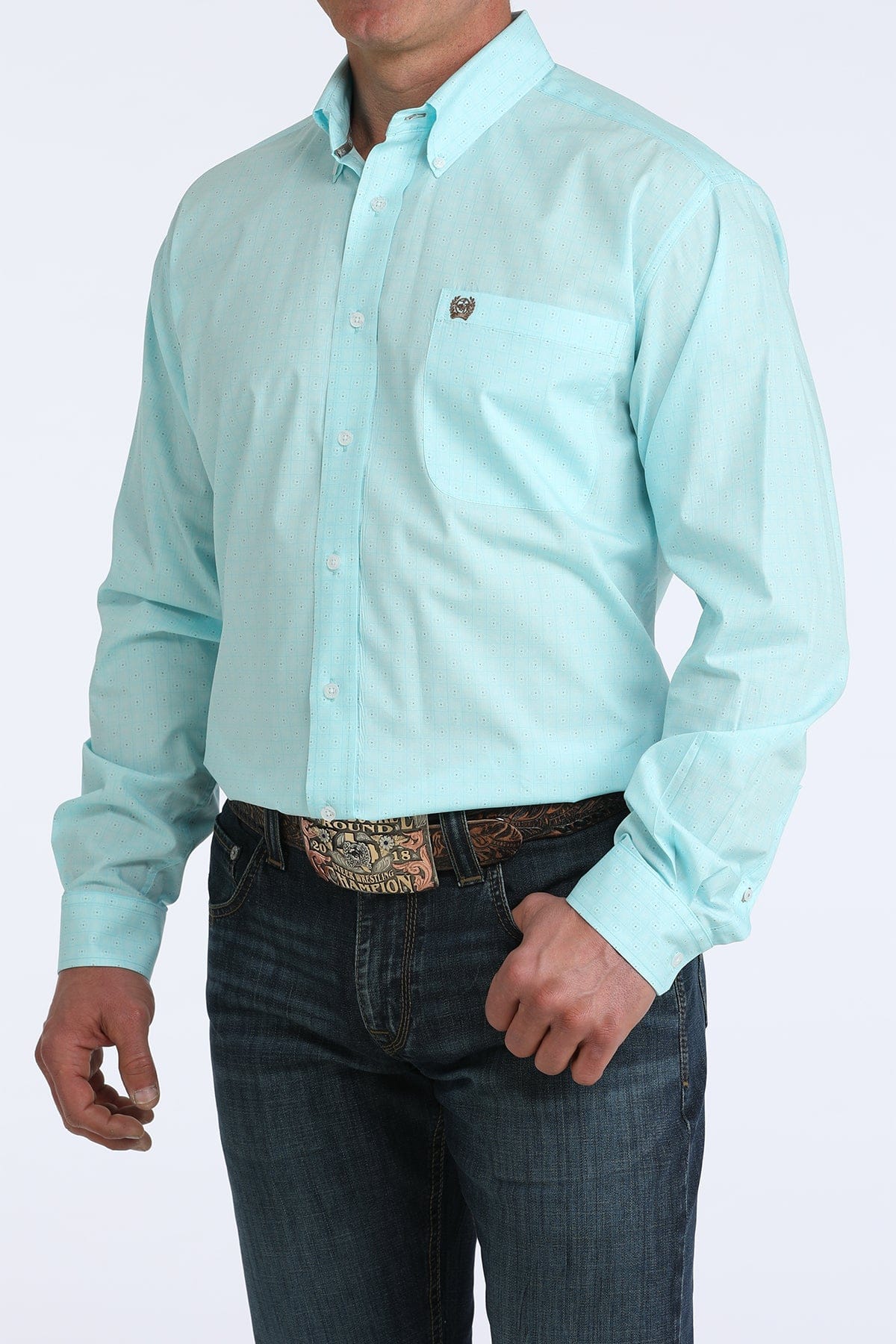 Cinch Plain Weave  ~ Blue - Henderson's Western Store