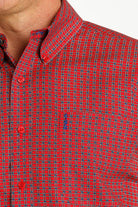 Cinch Modern Fit ~ Red W/Navy - Henderson's Western Store
