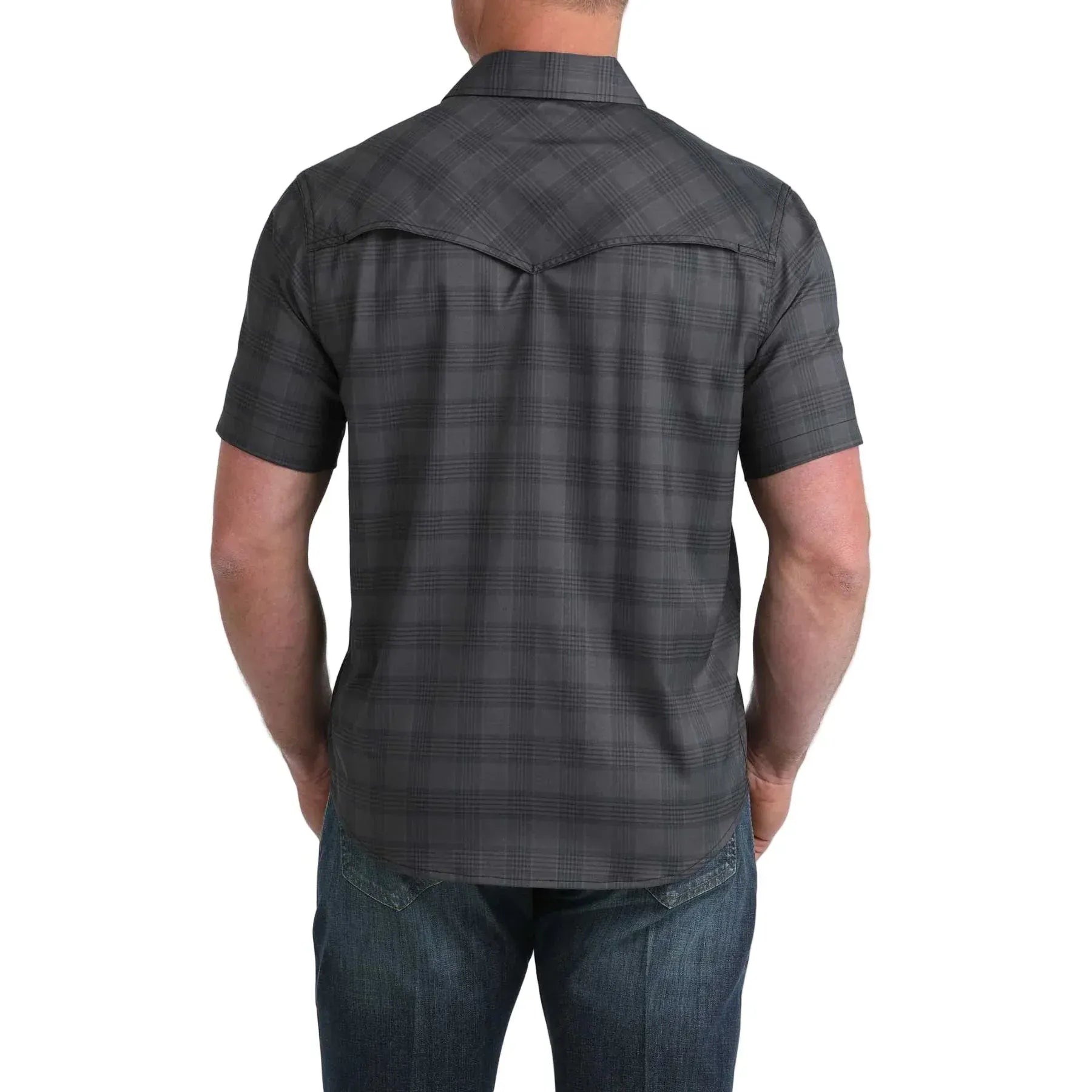 Men's Cinch Camp Shirt ~ Black - Henderson's Western Store