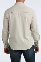 Men's Cinch Camp Shirt ~ Khaki - Henderson's Western Store