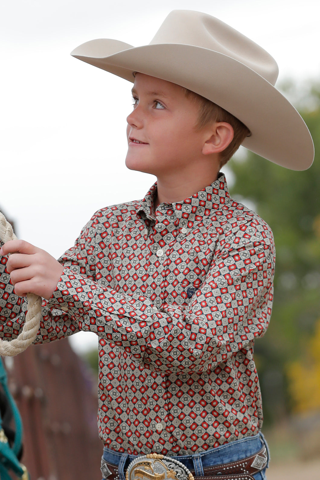 Boy's Cinch Geo Print