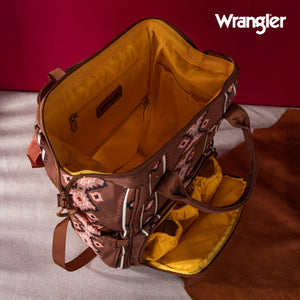 Load image into Gallery viewer, Wrangler Aztec Printed Callie Backpack ~ Camel - Henderson&#39;s Western Store