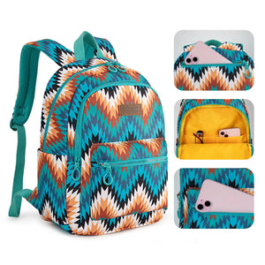Load image into Gallery viewer, Wrangler Aztec Print Backpack  ~ Turquoise - Henderson&#39;s Western Store