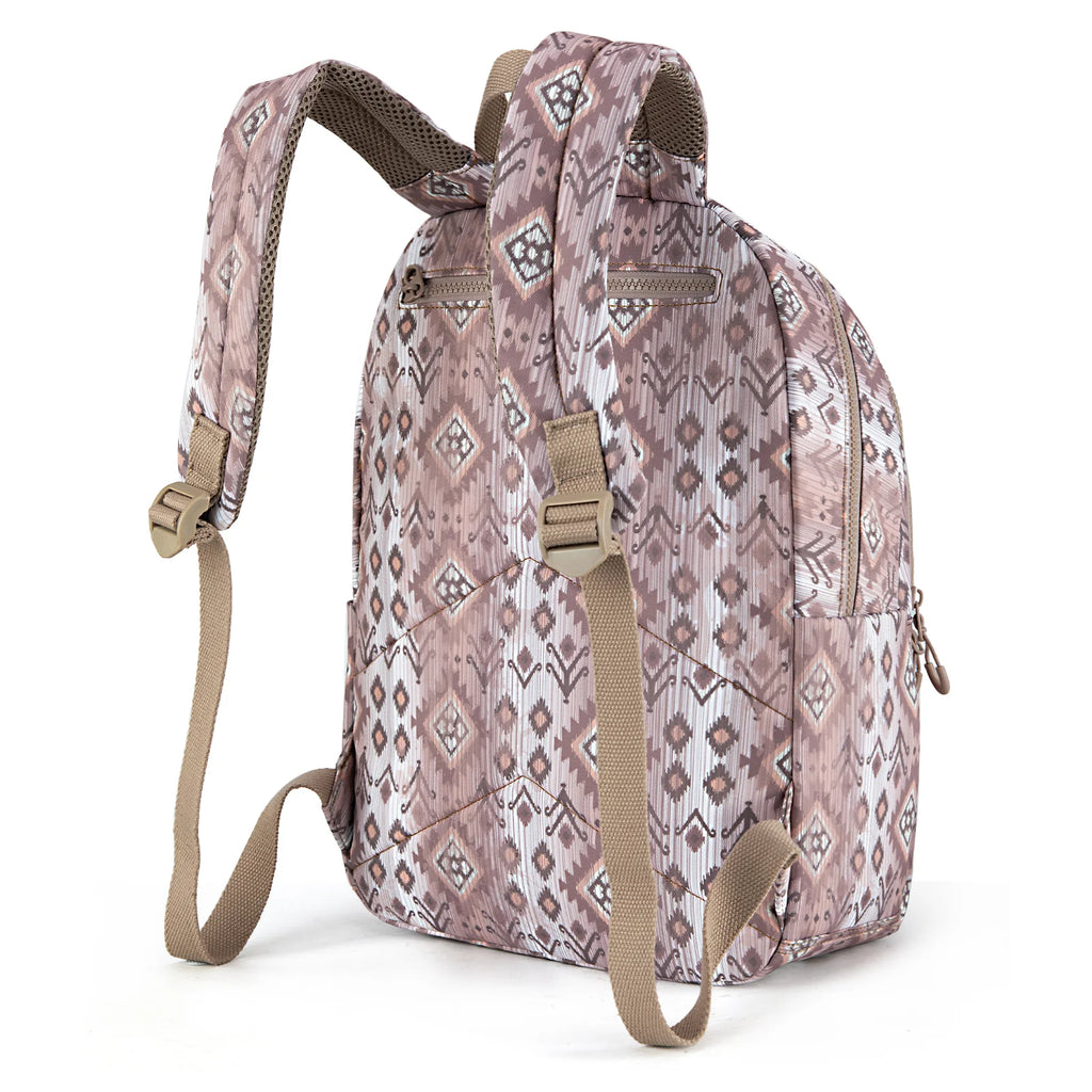 Wrangler Aztec Print Backpack  ~ Coffee - Henderson's Western Store