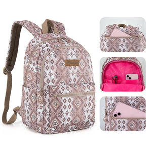 Load image into Gallery viewer, Wrangler Aztec Print Backpack  ~ Coffee - Henderson&#39;s Western Store