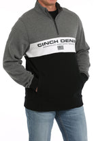 Men's Cinch Denim 1/4 Zip Pullover - Multi - Henderson's Western Store