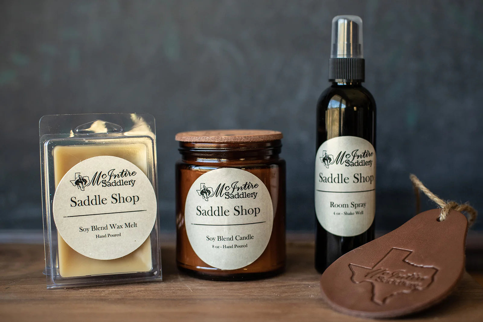 McIntire Saddlery Candles ~ Saddle Shop - Henderson's Western Store