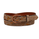 Ladies Ariat Belt ~ Metallic Calf Hair - Henderson's Western Store