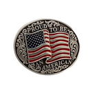 Proud to be an American Buckle ~ Youth - Henderson's Western Store
