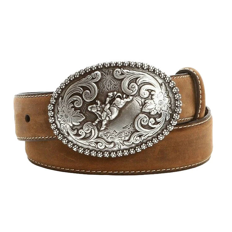 Boy's Bucking Bull Belt W/Buckle