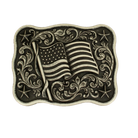 America Flag Belt Buckle - Henderson's Western Store