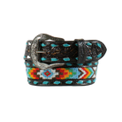 Ladies Beaded Inlay Belt - Henderson's Western Store