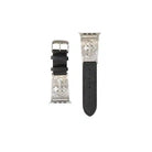 Western Leather Watch Band ~ Engraved Cross - Henderson's Western Store
