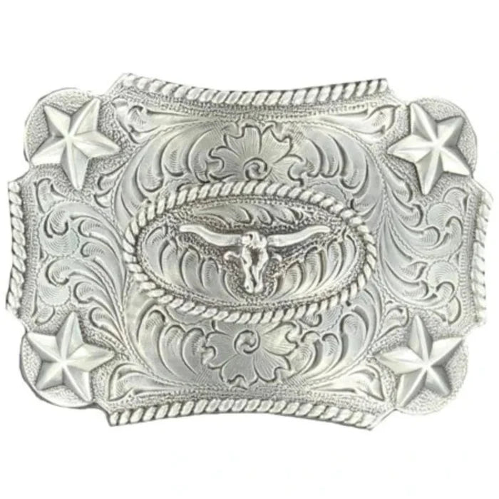 Longhorn Belt Buckle ~ Youth - Henderson's Western Store