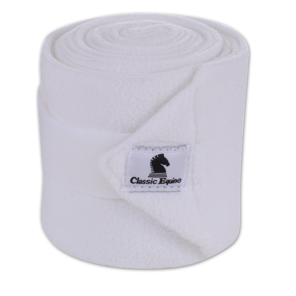 Classic Equine Polo Wrap ~ White