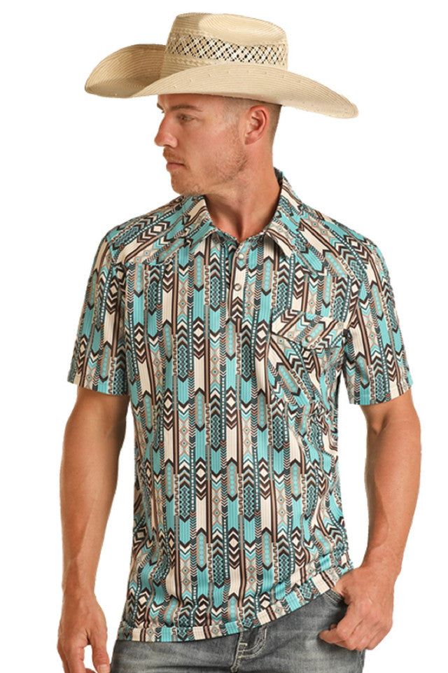 Men's Rock & Roll Polo Shirt - Henderson's Western Store