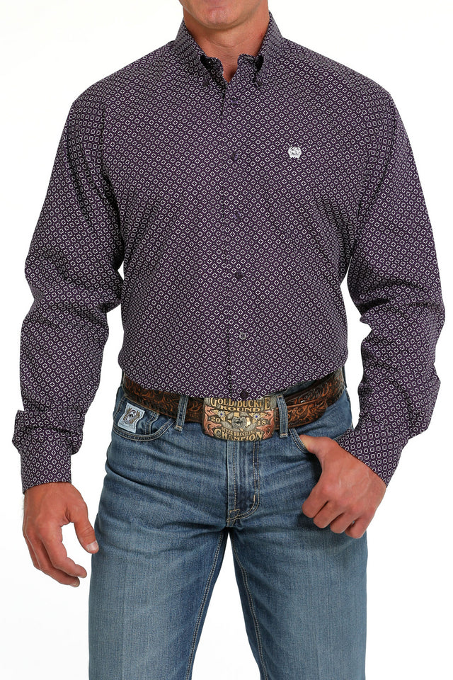 Cinch Plain Weave  ~ Dk Purple - Henderson's Western Store