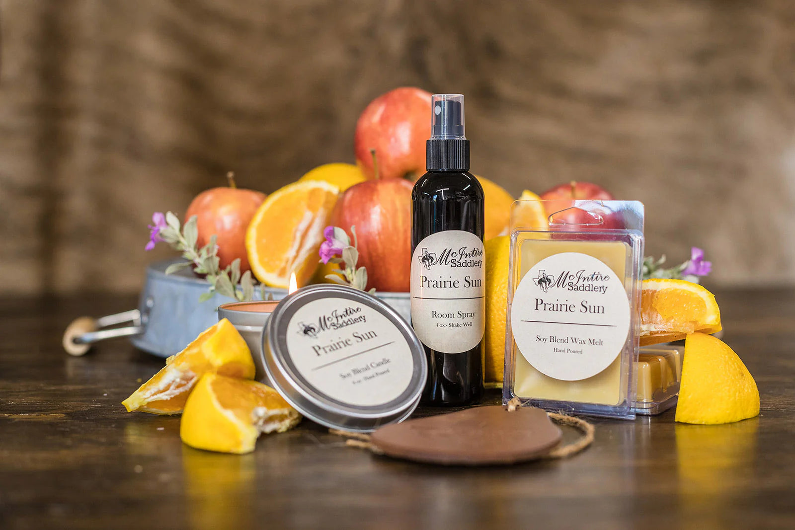 McIntire Saddlery Candles ~ Prairie Sun - Henderson's Western Store