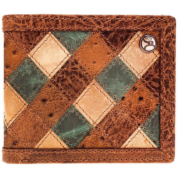 Hooey Ouray Bi-Fold Wallet ~ Ostrich