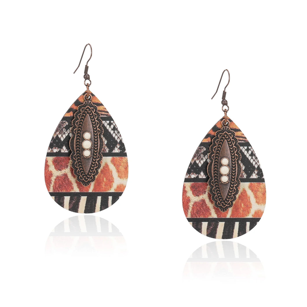 Rustic Couture's Tear Drop Wood - Henderson's Western Store