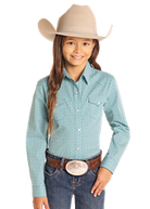 Girls Geo Print Shirt by Panhandle - Henderson's Western Store
