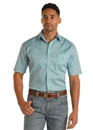 Men's Rough Stock ~ Aqua - Henderson's Western Store