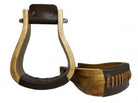 Polished Ashwood Wooden Stirrups - Henderson's Western Store