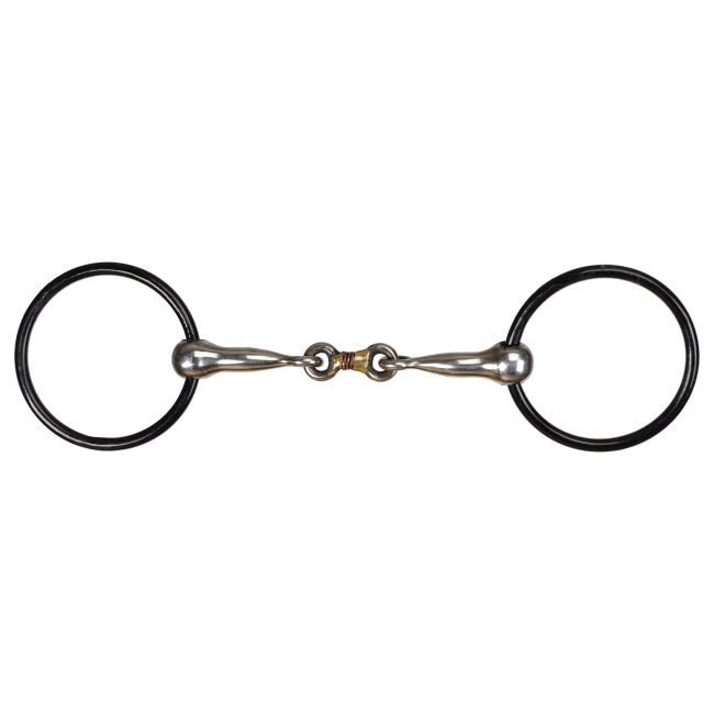 D-Ring Snaffle W/Copper Inlay Dogbone - Henderson's Western Store