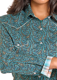 Load image into Gallery viewer, Ladies Rough Stock ~ Turquoise - Henderson&#39;s Western Store
