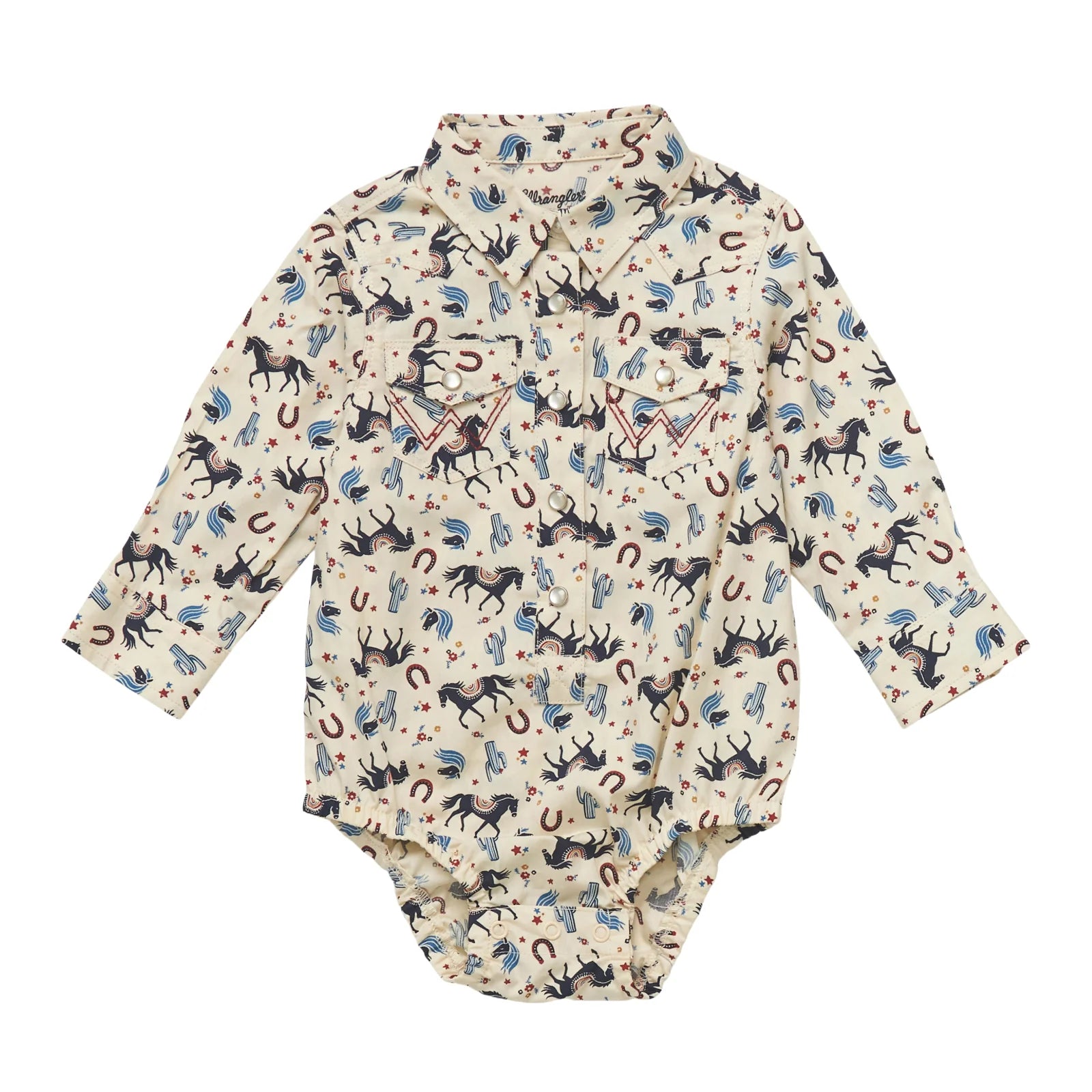 Western Onesie ~ Cream - Henderson's Western Store