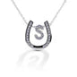 Kelly Herd Horseshoe Initial Necklace ~ S - Henderson's Western Store