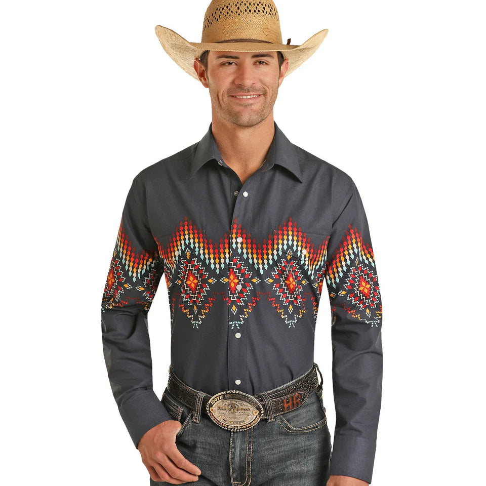 Men's Aztec Border - Henderson's Western Store