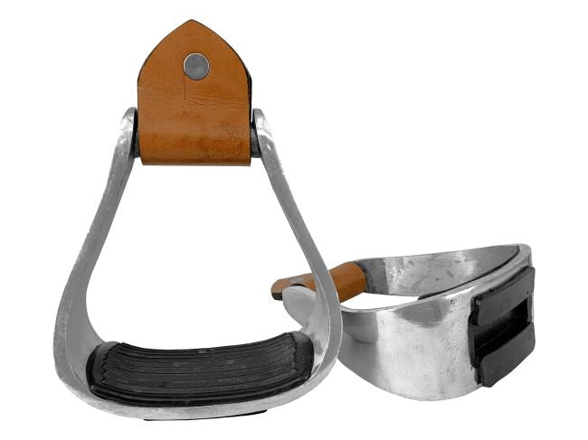 Aluminum Stirrups With Rubber Tread~Pony