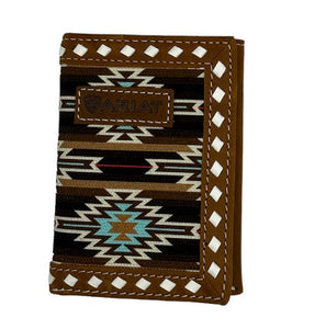 Load image into Gallery viewer, Ariat Southwest Rodeo wallet ~ Tri-Fold - Henderson&#39;s Western Store
